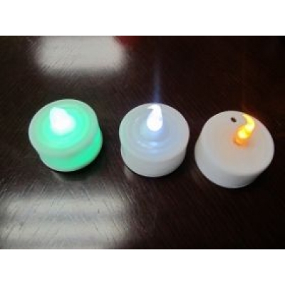 Blow off  on LED candle