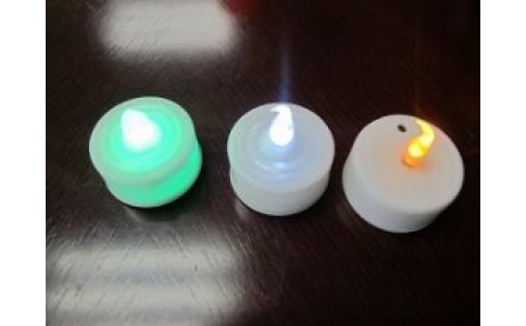 Blow off  on LED candle